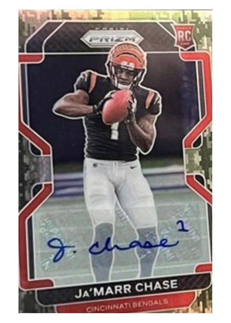 2021 Panini Prizm Ja'Marr Chase #337 card