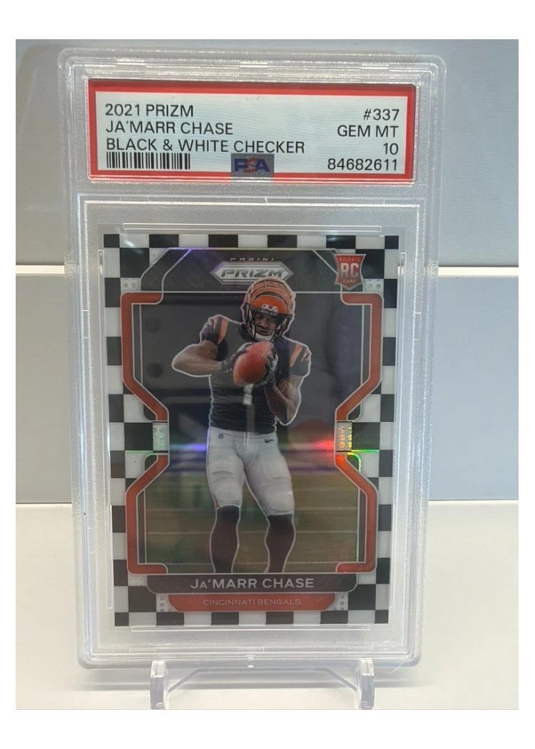 2021 Panini Prizm Ja'Marr Chase #337 card