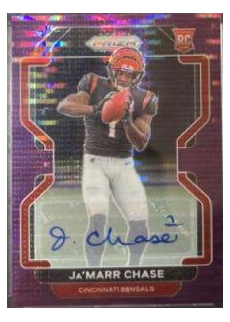 2021 Panini Prizm Ja'Marr Chase #337 card
