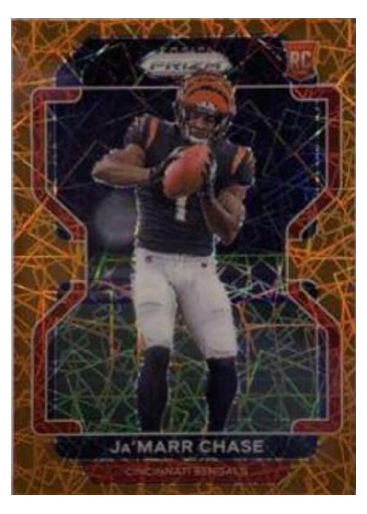 2021 Panini Prizm Ja'Marr Chase Snakeskin Prizm #337 card