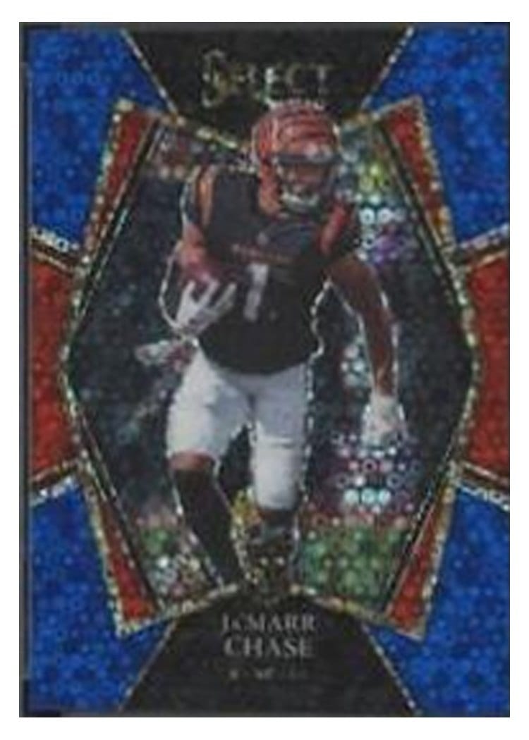 2021 Panini Select Ja'Marr Chase #147 card