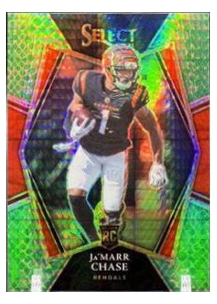 2021 Panini Select Ja'Marr Chase Dragon Scale #147 card