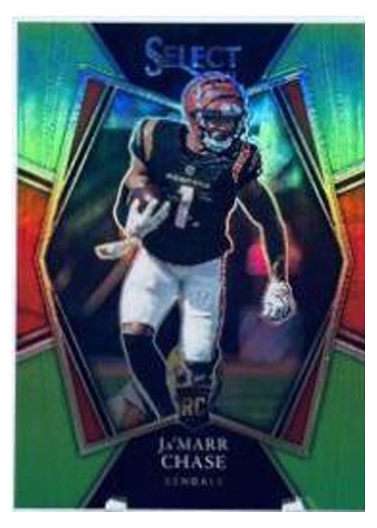 2021 Panini Select Ja'Marr Chase #147 card
