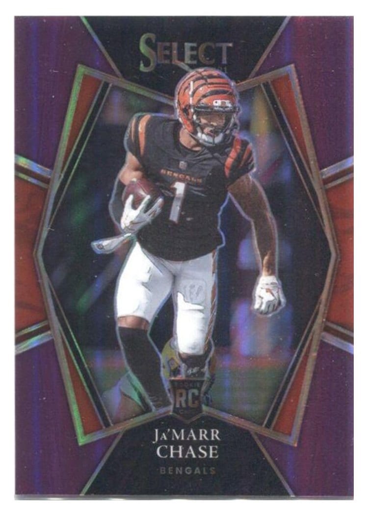 2021 Panini Select Ja'Marr Chase #147 card