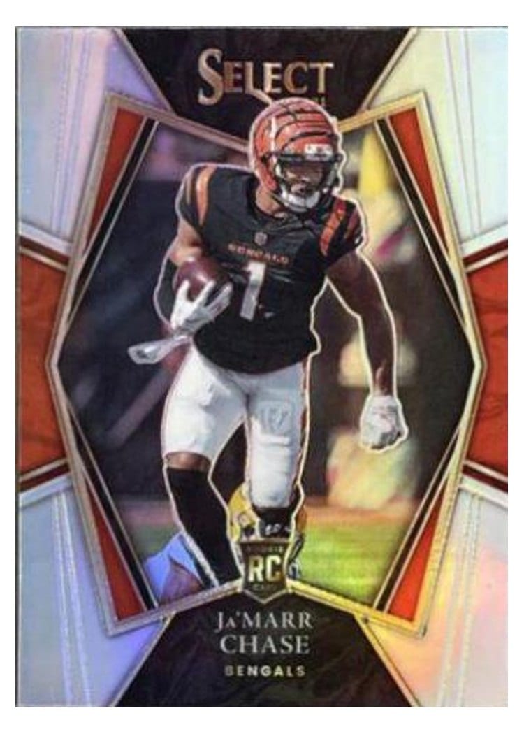 2021 Panini Select Ja'Marr Chase Silver #147 card