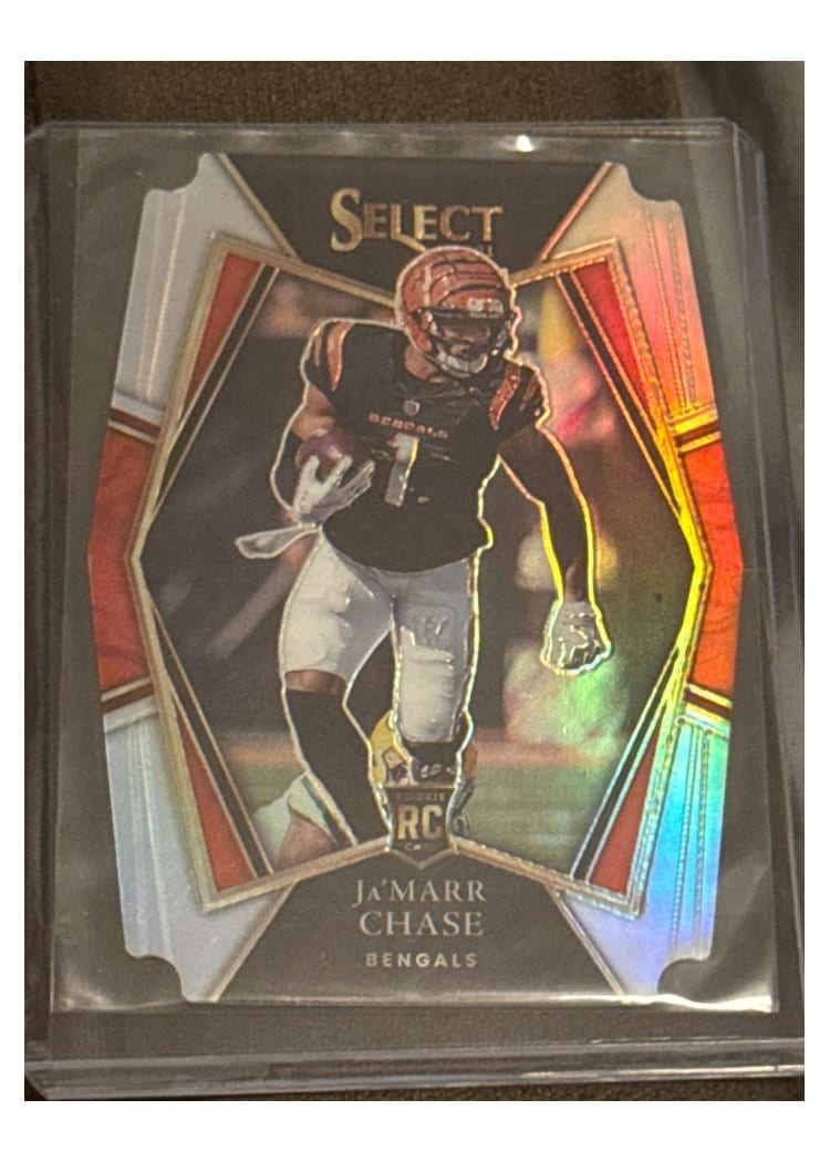 2021 Panini Select Ja'Marr Chase #147 card