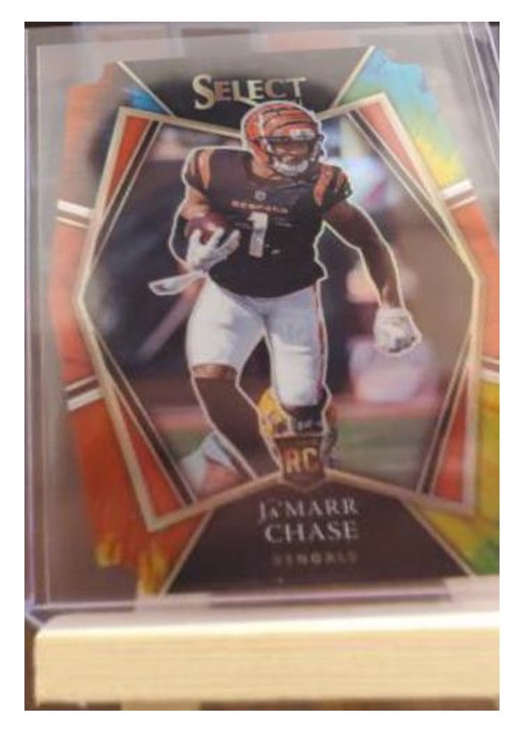 2021 Panini Select Ja'Marr Chase #147 card