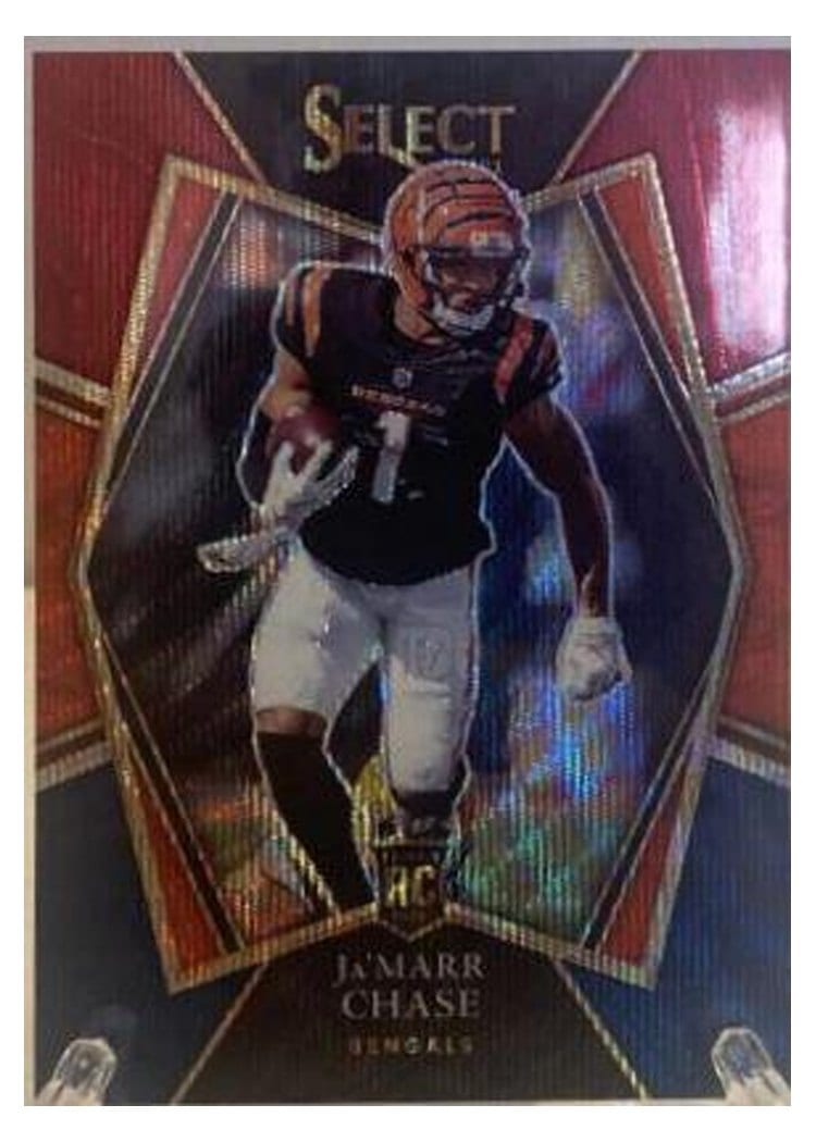 2021 Panini Select Ja'Marr Chase #147 card