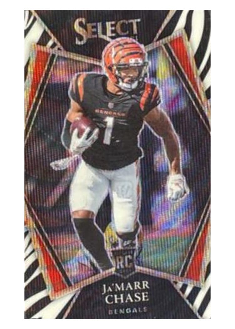 2021 Panini Select Ja'Marr Chase #147 card