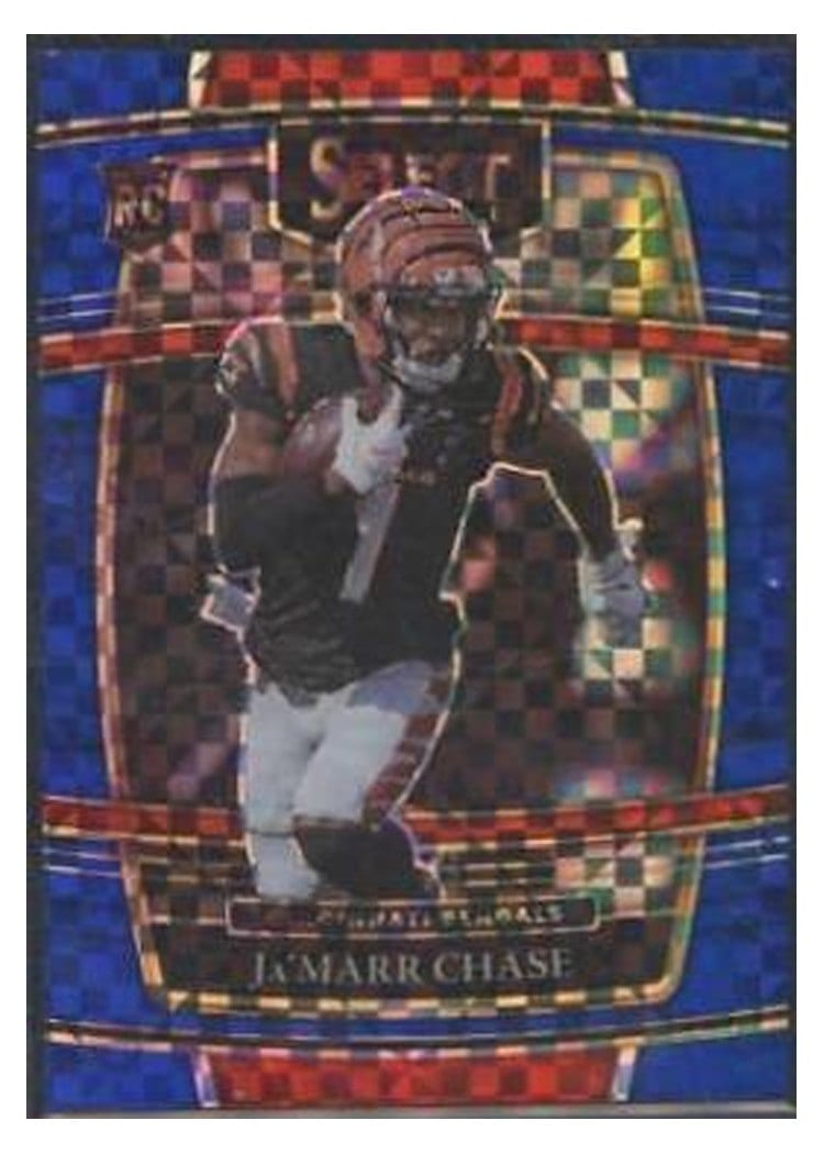2021 Panini Select Ja'Marr Chase #47 card