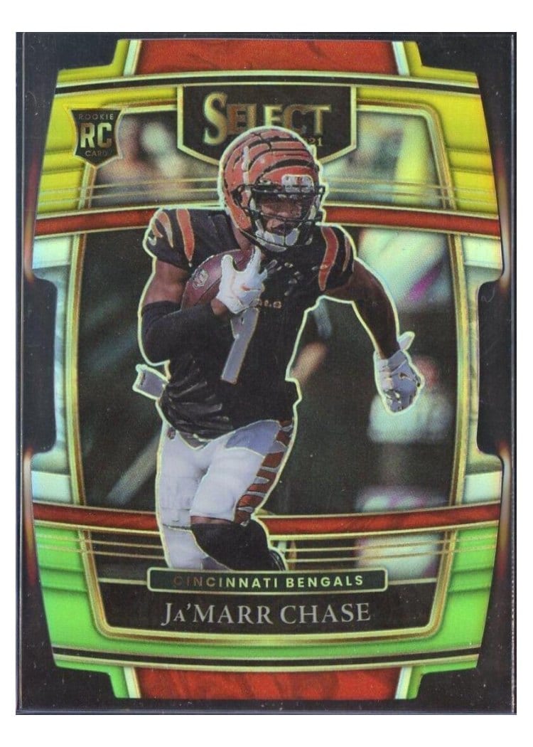 2021 Panini Select Ja'Marr Chase #47 card