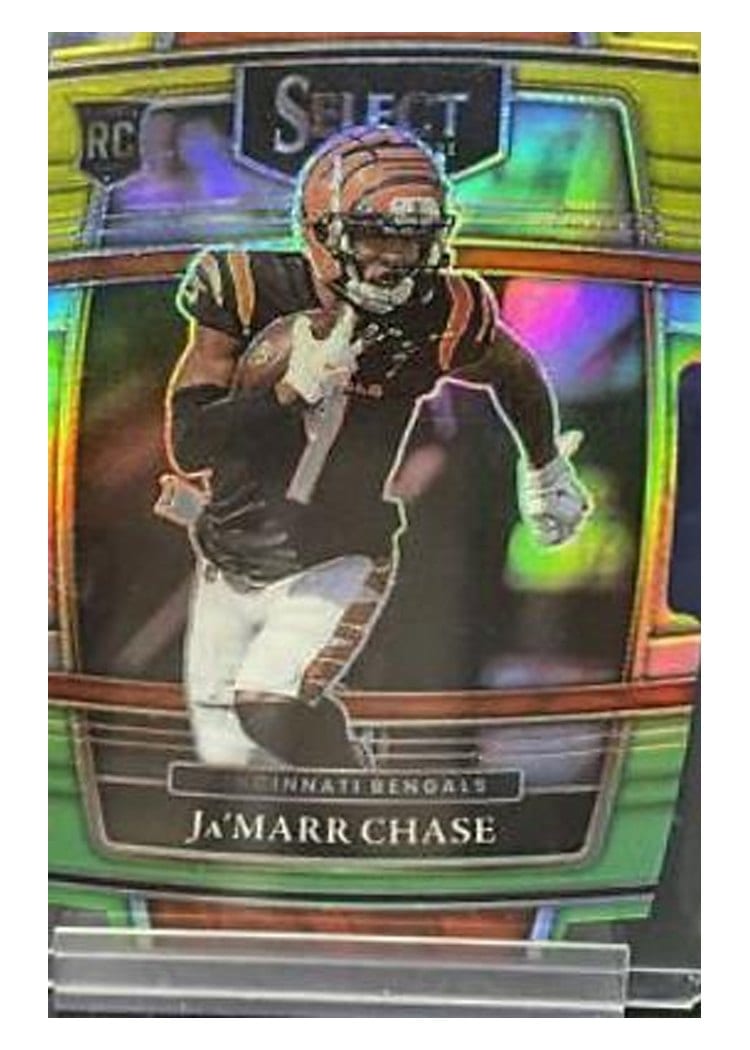 2021 Panini Select Ja'Marr Chase #47 card