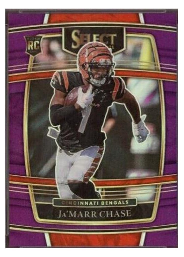 2021 Panini Select Ja'Marr Chase #47 card