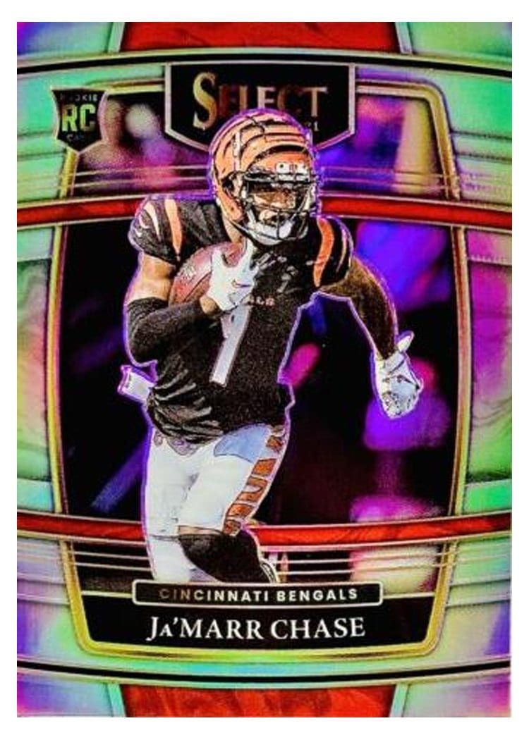 2021 Panini Select Ja'Marr Chase Silver #47 card