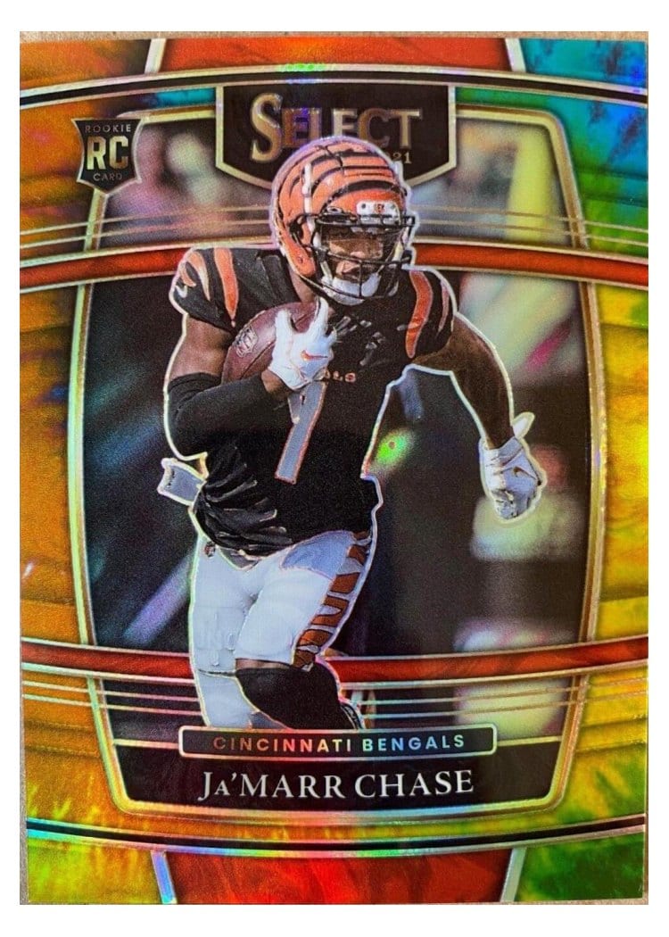 2021 Panini Select Ja'Marr Chase #47 card