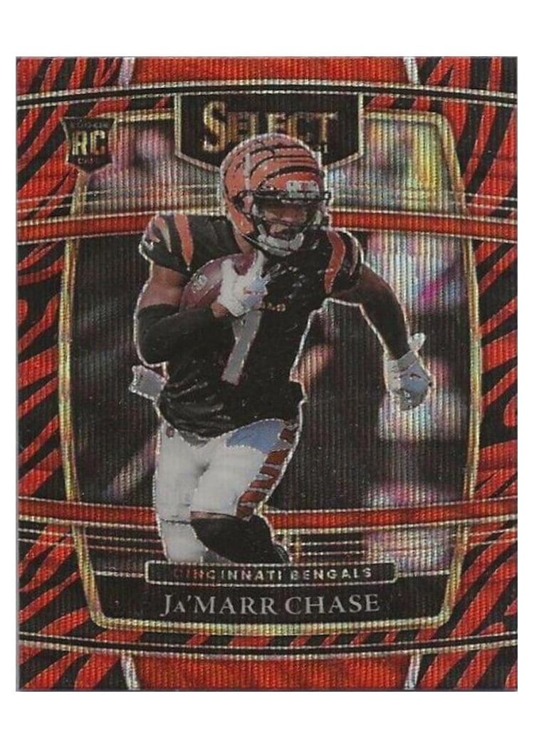 2021 Panini Select Ja'Marr Chase #47 card