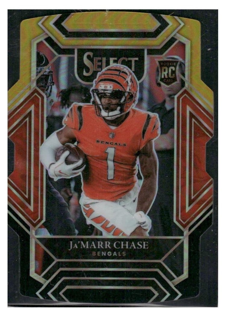 2021 Panini Select Base Set Ja'Marr Chase #247 card