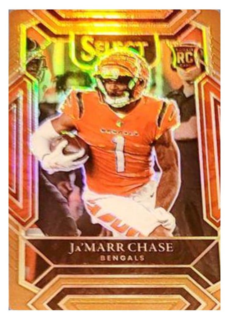 2021 Panini Select Base Set Ja'Marr Chase #247 card