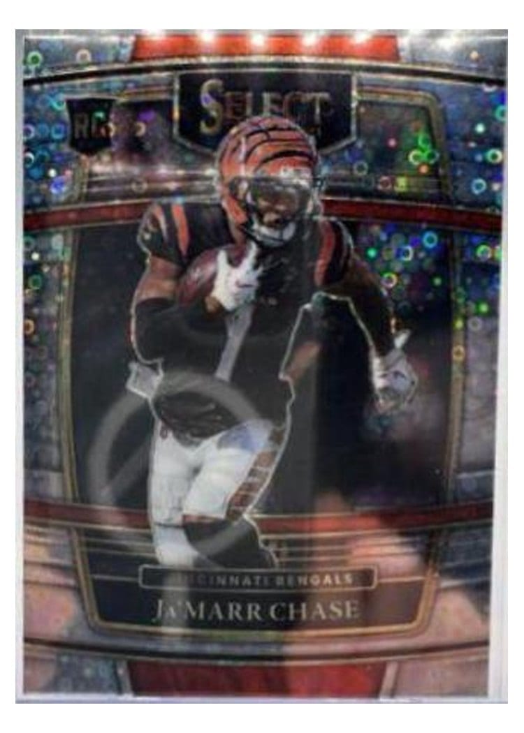 2021 Panini Select Base Set Ja'Marr Chase Disco #247 card