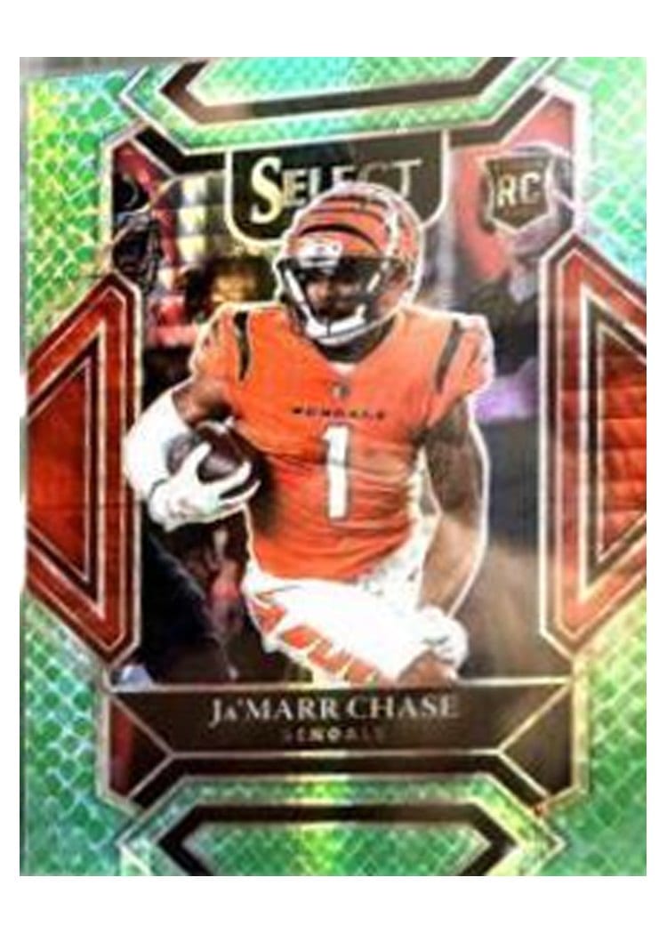 2021 Panini Select Base Set Ja'Marr Chase #247 card