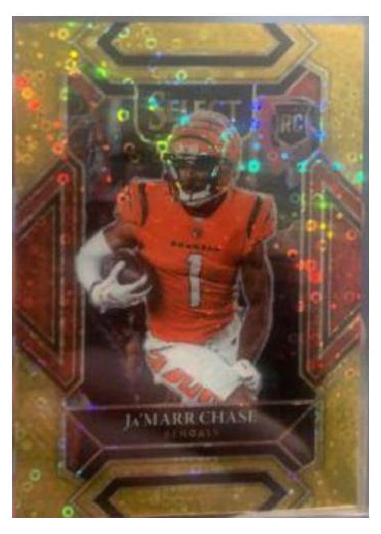 2021 Panini Select Base Set Ja'Marr Chase #247 card