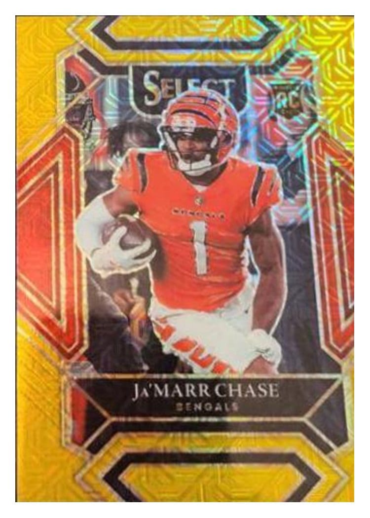 2021 Panini Select Base Set Ja'Marr Chase #247 card