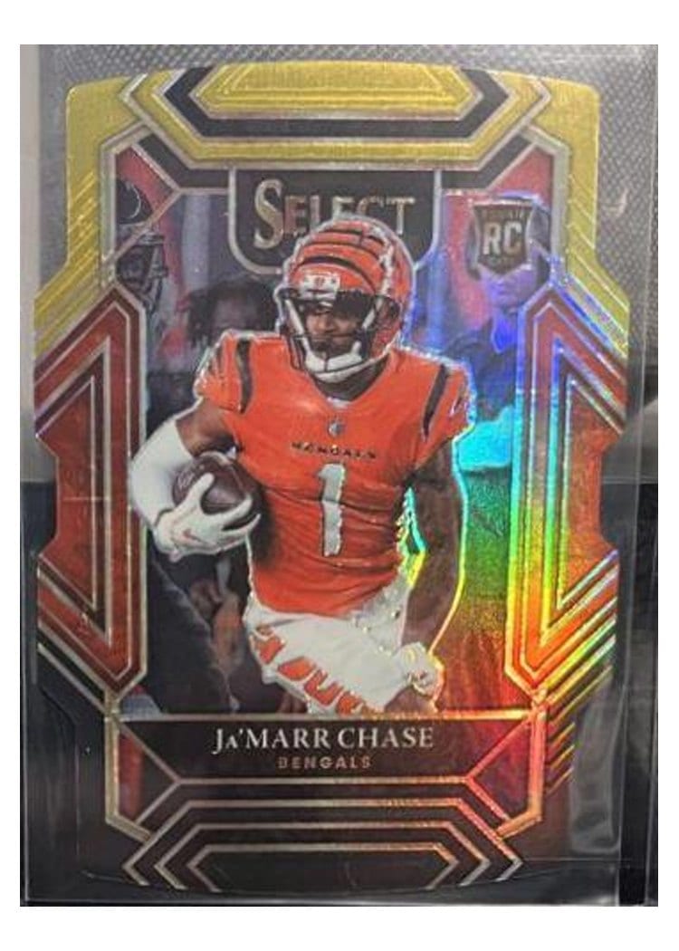 2021 Panini Select Base Set Ja'Marr Chase #247 card