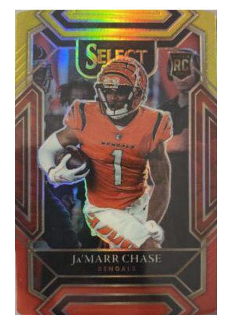 2021 Panini Select Base Set Ja'Marr Chase #247 card