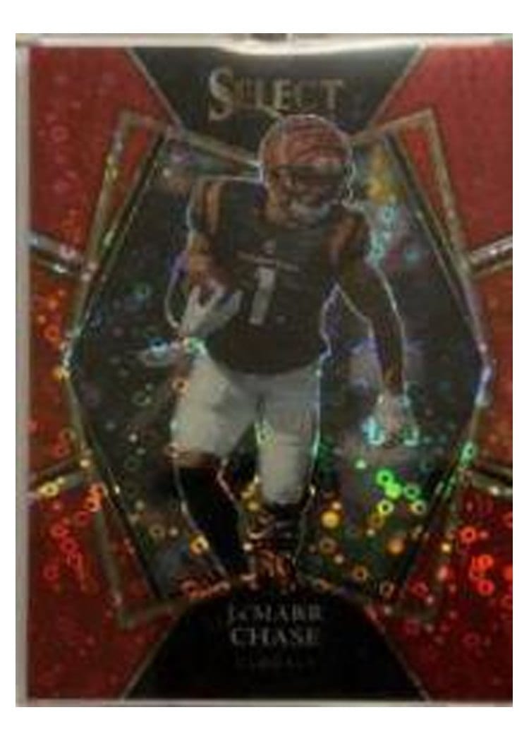 2021 Panini Select Base Set Ja'Marr Chase #247 card