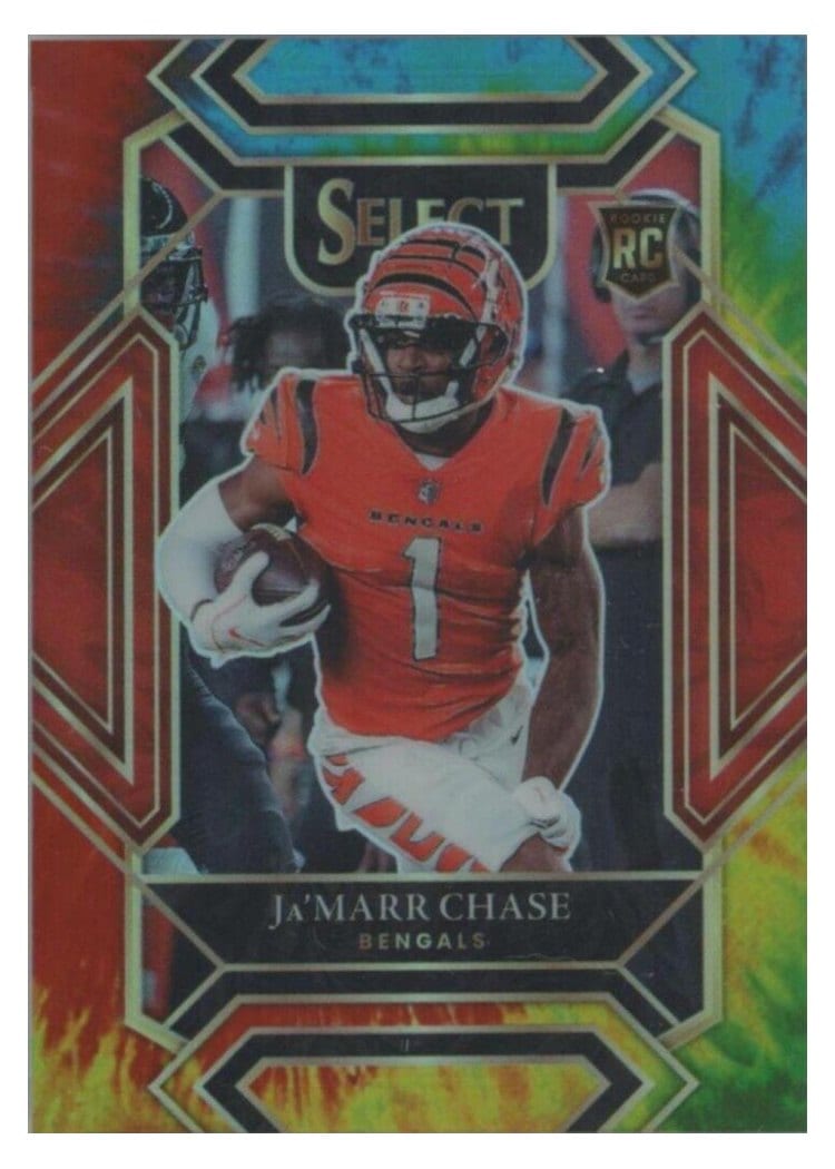 2021 Panini Select Base Set Ja'Marr Chase #247 card