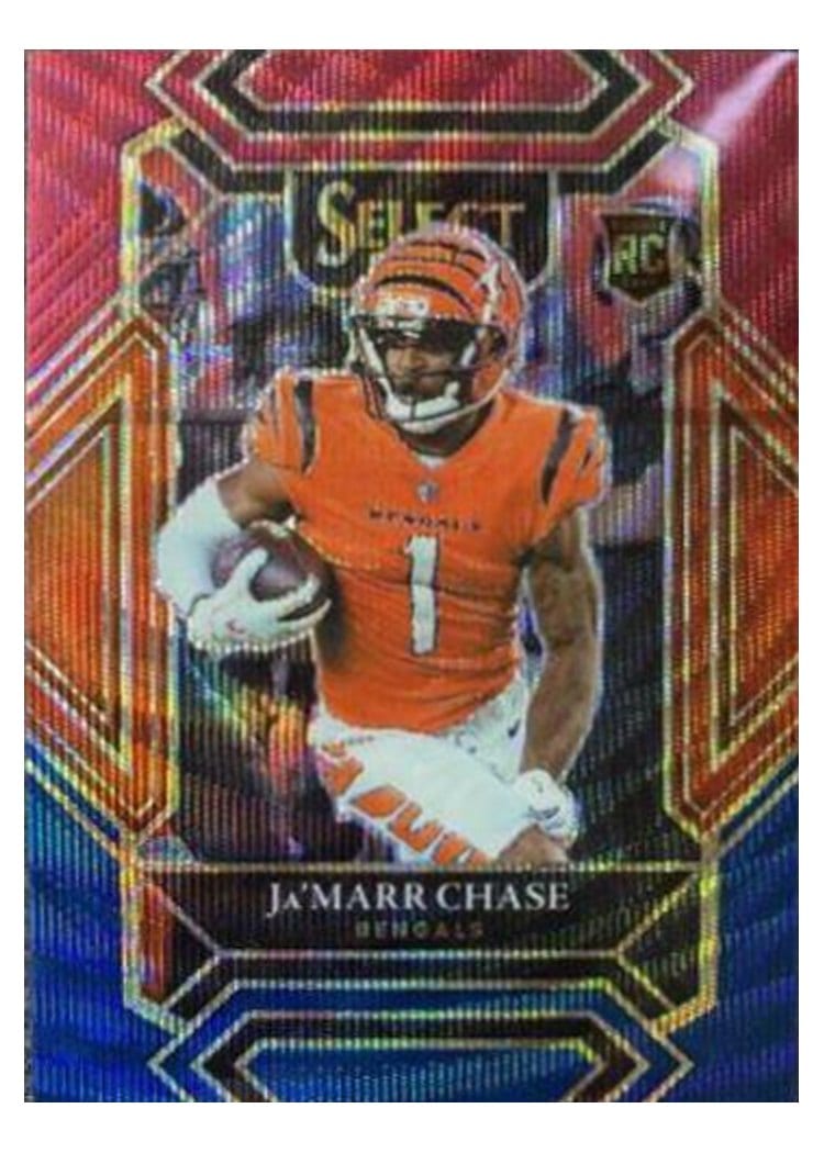 2021 Panini Select Base Set Ja'Marr Chase #247 card
