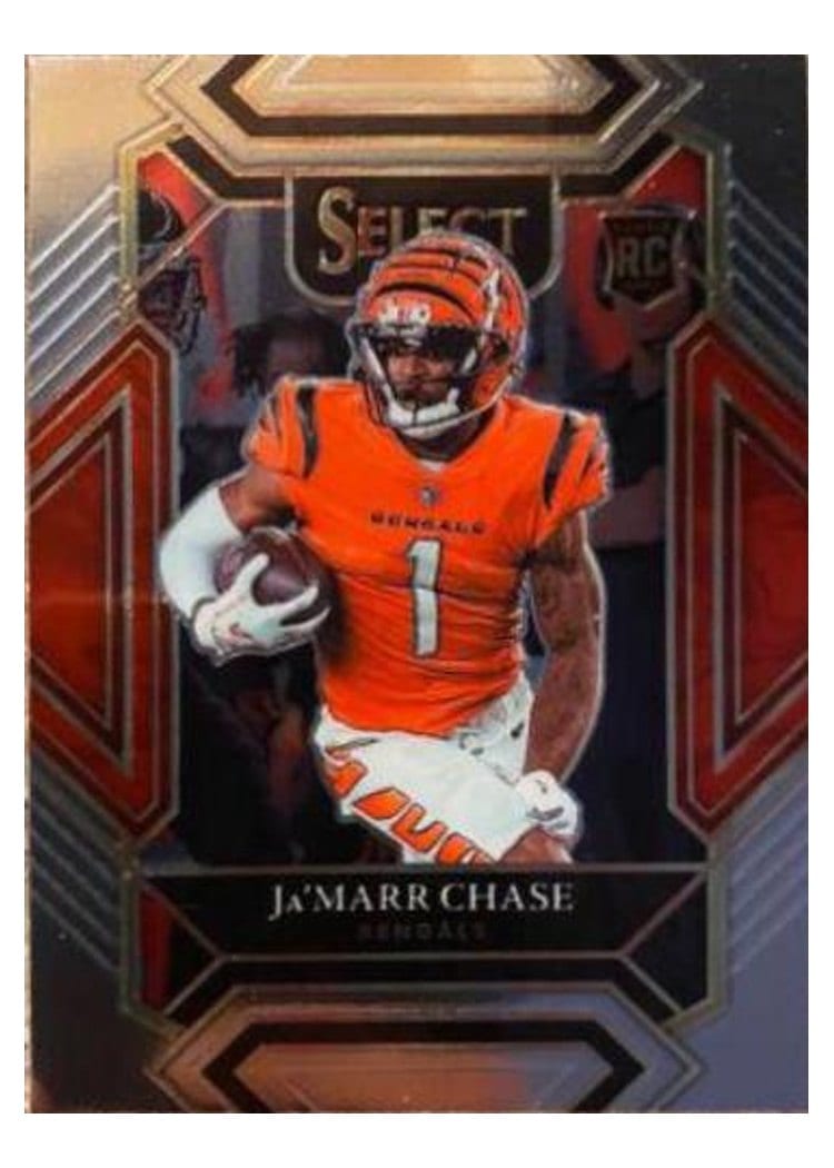 2021 Panini Select Base Set Ja'Marr Chase #247 card