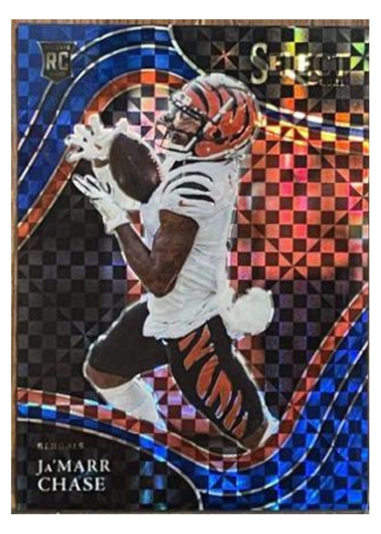 2021 Panini Select Base Set Ja'Marr Chase #347 card