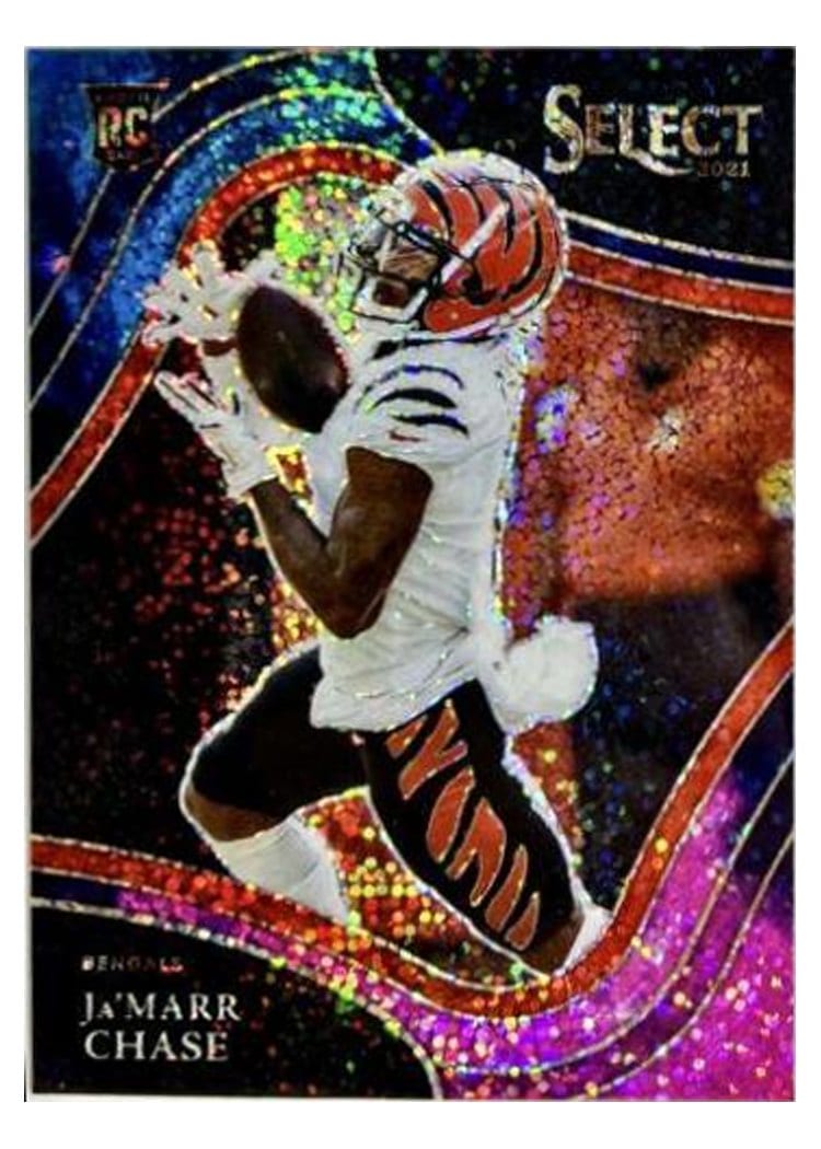 2021 Panini Select Base Set Ja'Marr Chase #347 card