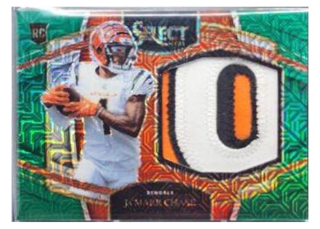 2021 Panini Select Base Set Ja'Marr Chase #347 card
