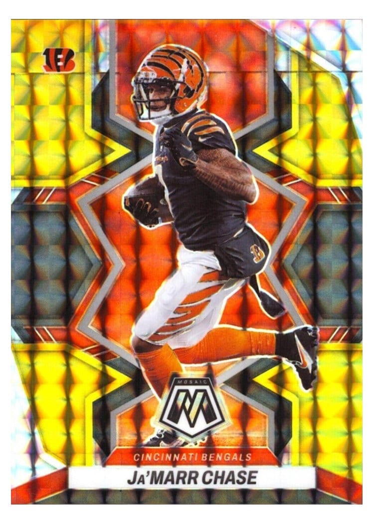 2022 Panini Mosaic Base Set Ja'Marr Chase #41 card