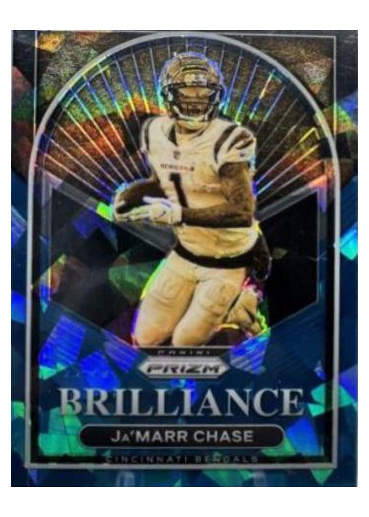 2022 Panini Prizm Base Set Ja'Marr Chase #58 card