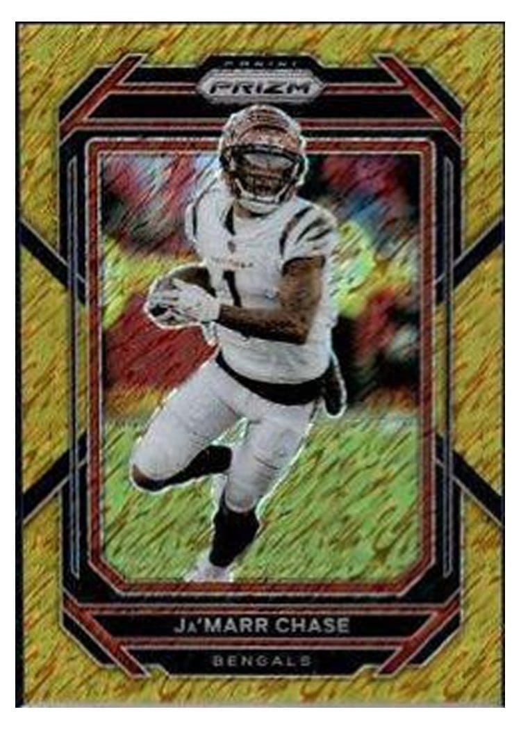 2022 Panini Prizm Base Set Ja'Marr Chase #58 card