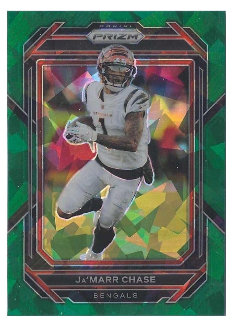 2022 Panini Prizm Base Set Ja'Marr Chase #58 card