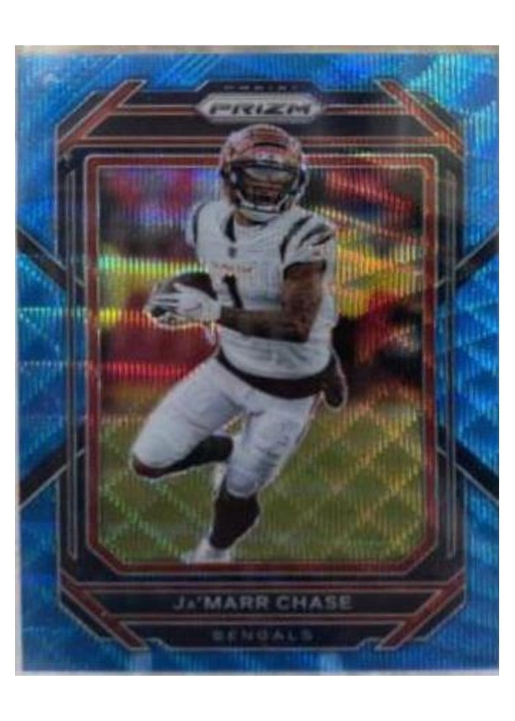 2022 Panini Prizm Base Set Ja'Marr Chase #58 card