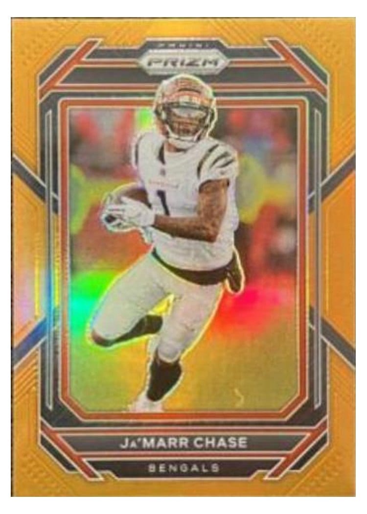2022 Panini Prizm Base Set Ja'Marr Chase #58 card