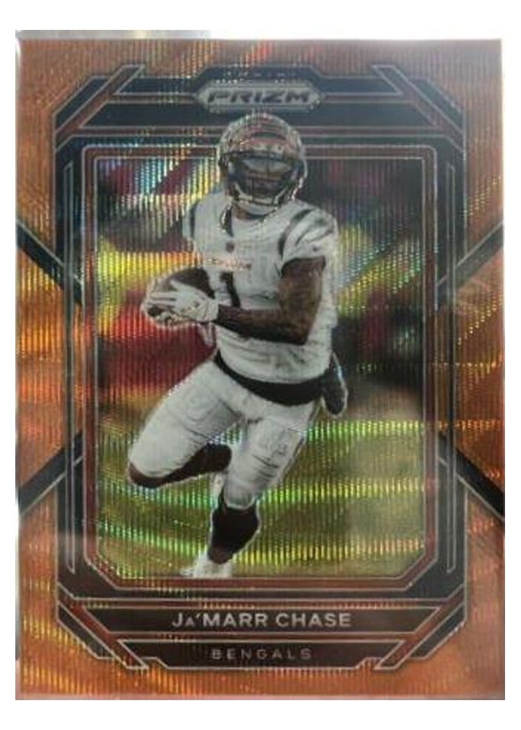 2022 Panini Prizm Base Set Ja'Marr Chase #58 card