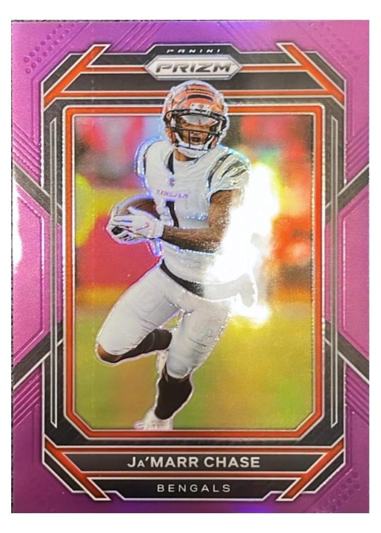 2022 Panini Prizm Base Set Ja'Marr Chase #58 card