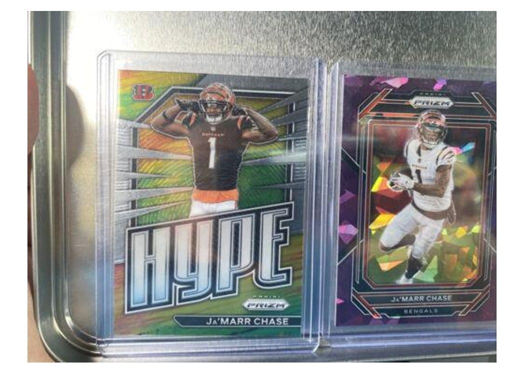 2022 Panini Prizm Base Set Ja'Marr Chase #58 card