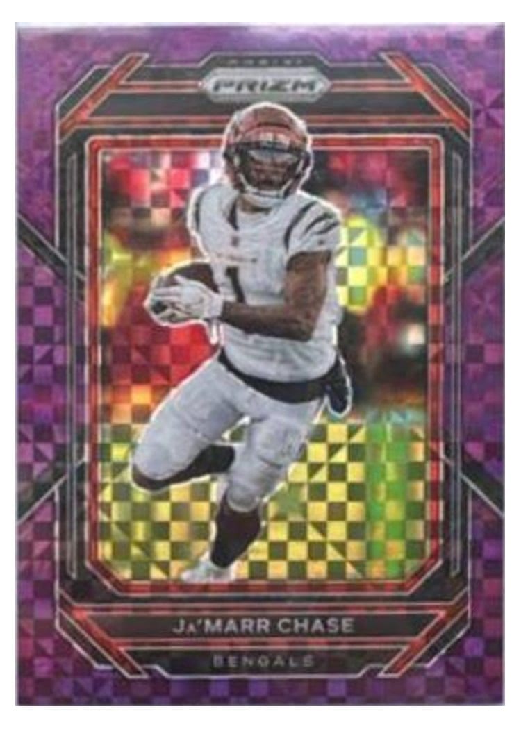 2022 Panini Prizm Base Set Ja'Marr Chase #58 card