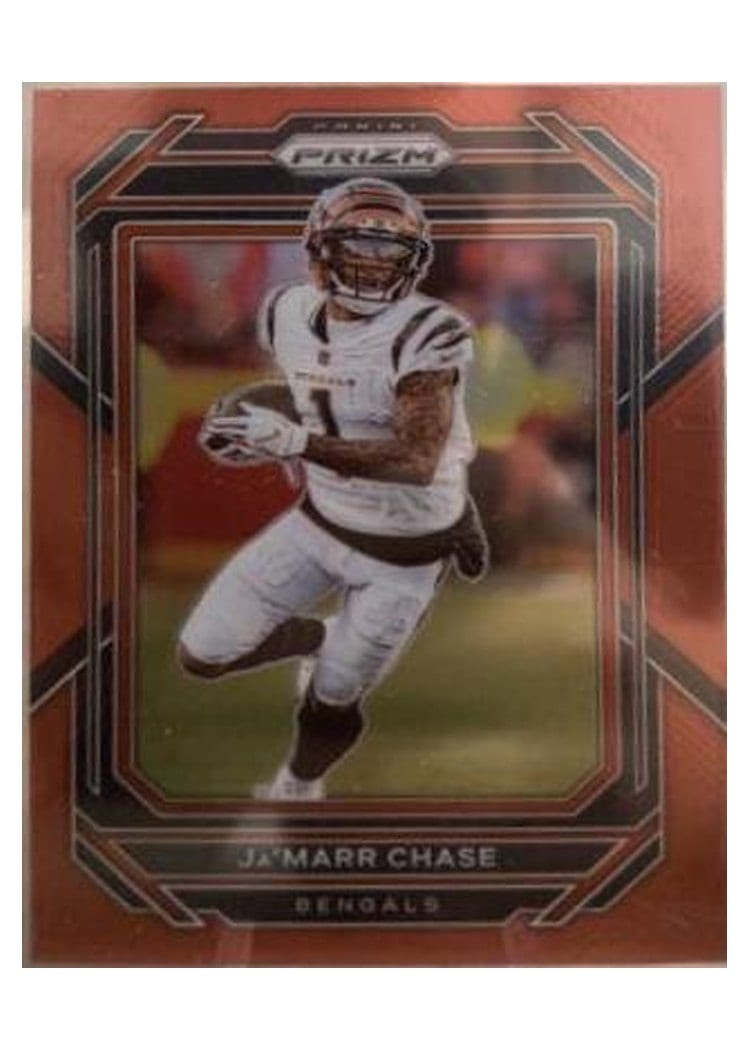 2022 Panini Prizm Base Set Ja'Marr Chase Red #58 card