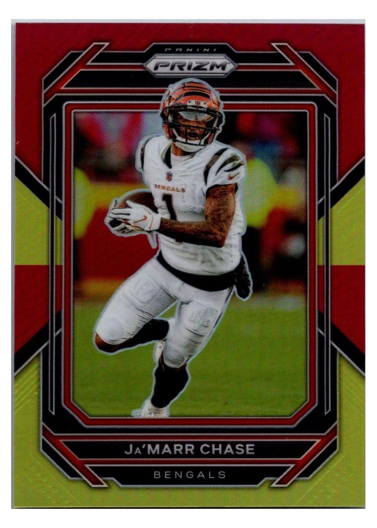 2022 Panini Prizm Base Set Ja'Marr Chase #58 card