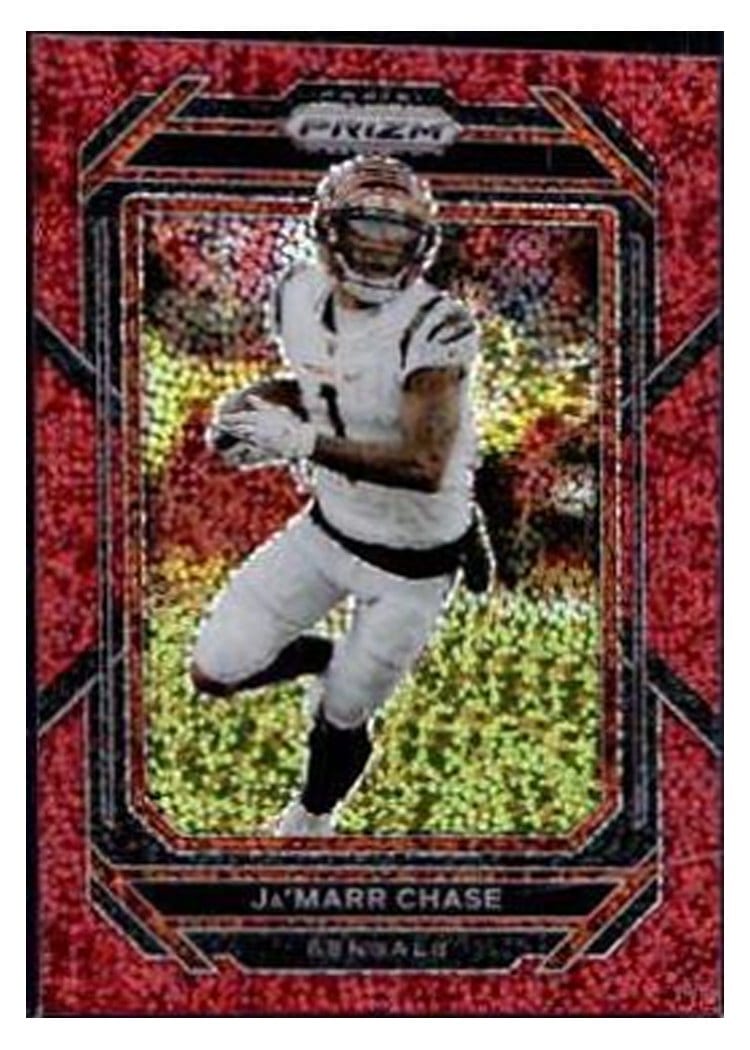 2022 Panini Prizm Base Set Ja'Marr Chase #58 card