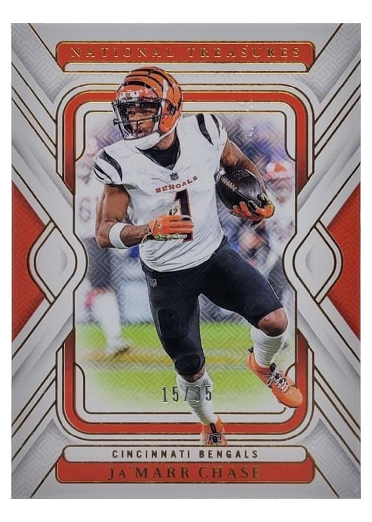 2024 Panini National Treasures Base Set Ja'Marr Chase #21 card
