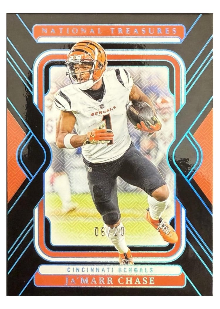2024 Panini National Treasures Base Set Ja'Marr Chase #21 card